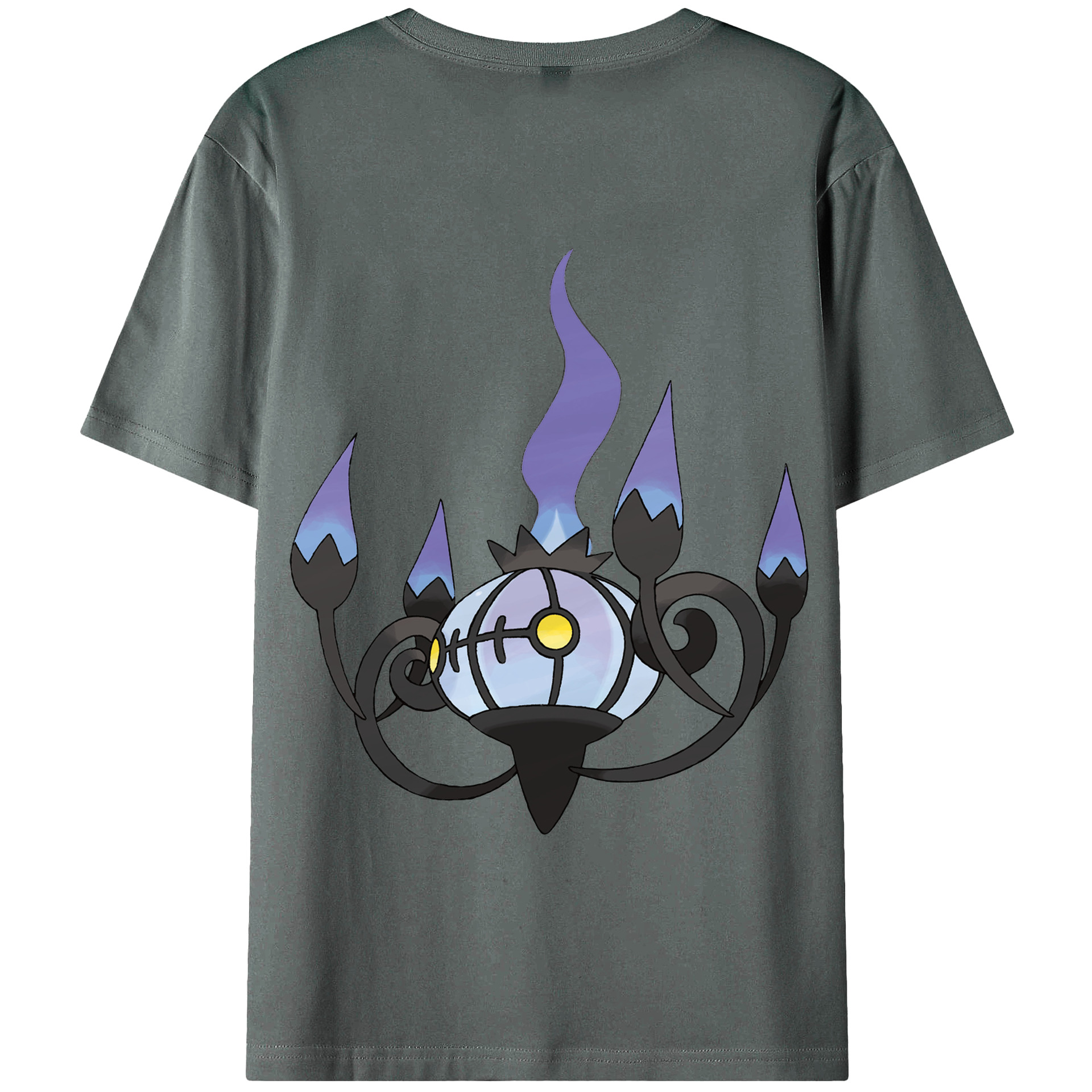 （画像用） ポケットモンスター Pokémon 綿100％半袖Tシャツ（背面プリント）